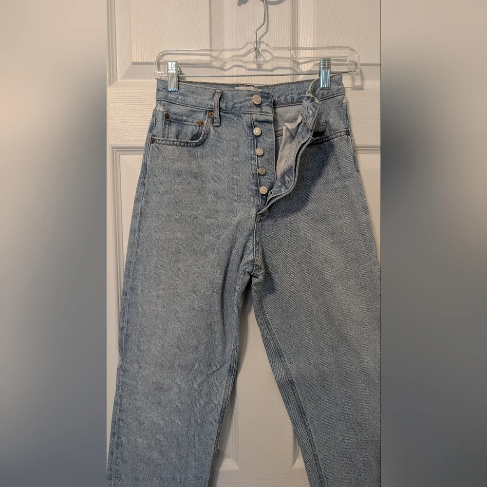 Agolde 90s Pinch Waist High Rise Straight Jeans - Picture 4 of 6